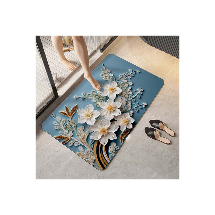 Elegante florale Design-Komfortmatte
