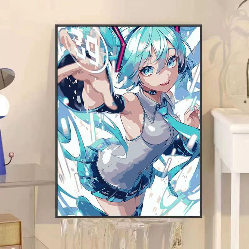 Anime-inspirierte dekorative Wandkunst Karnz