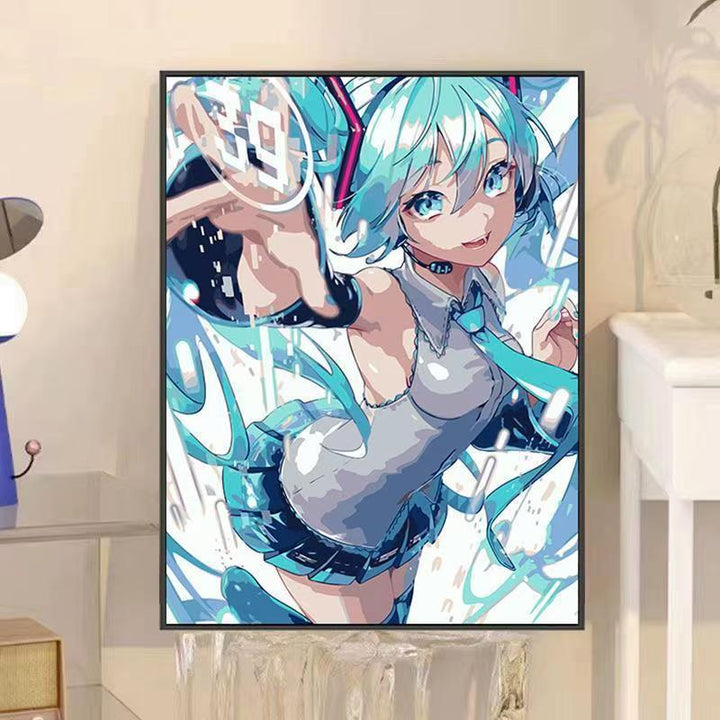 Anime-inspirierte dekorative Wandkunst Karnz