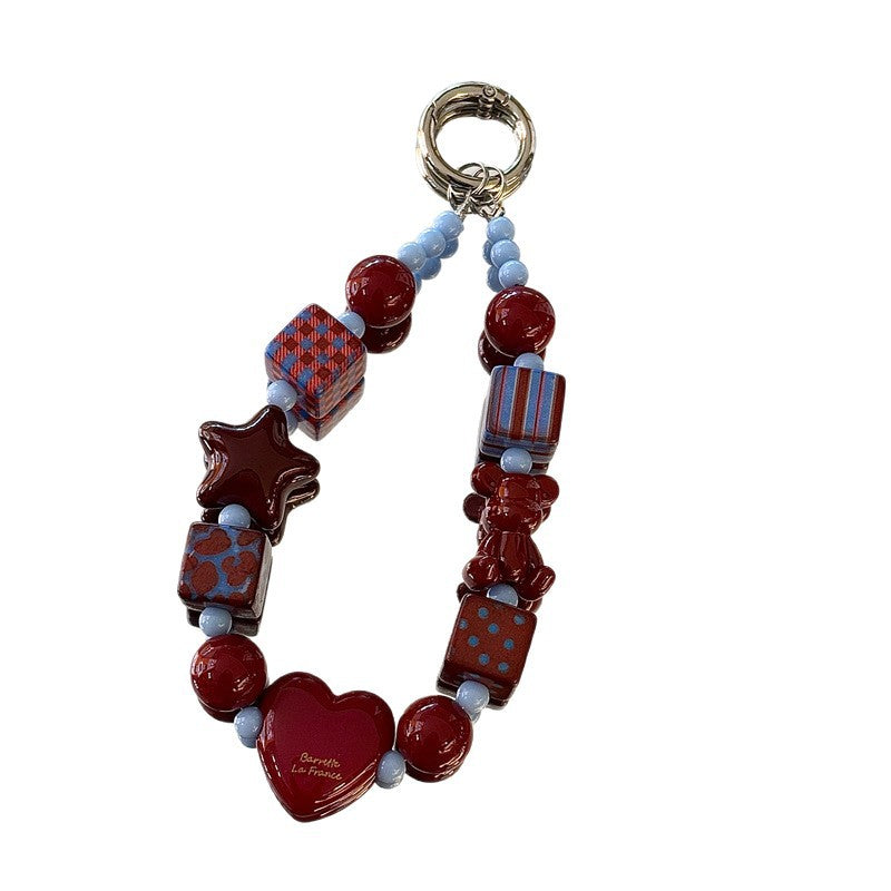Bunter Perlen Schlüsselanhänger Halter Karnz 1790134999