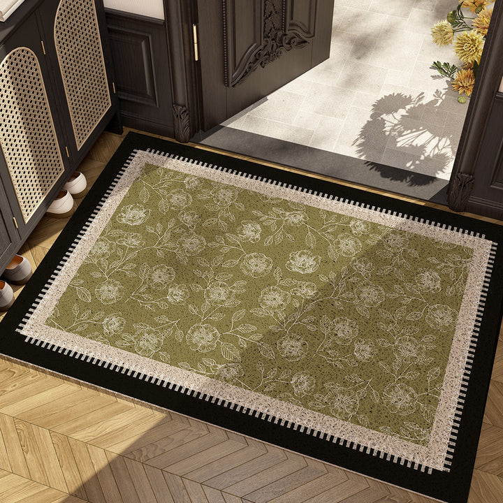 Floral Pattern Bereichsteppich Karnz