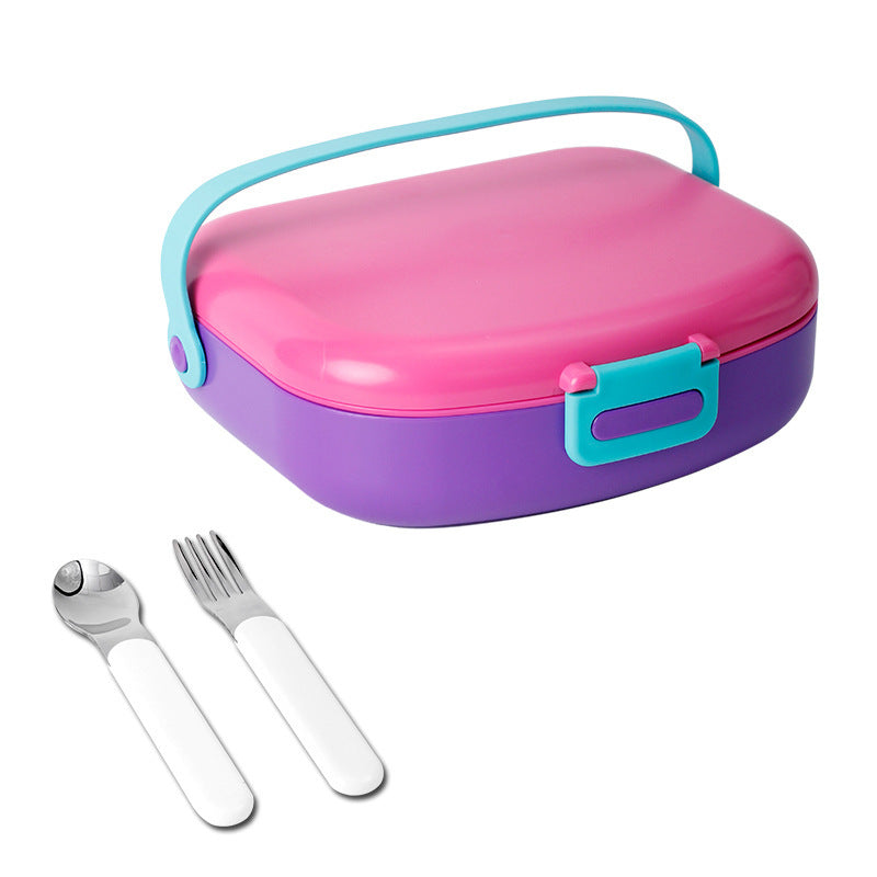 Isolierte Lunchbox mit Besteckset