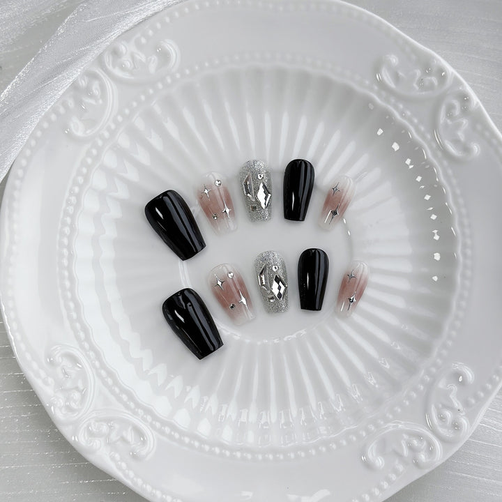 Glamourös Press-On Nagelkunst Set  1791773771