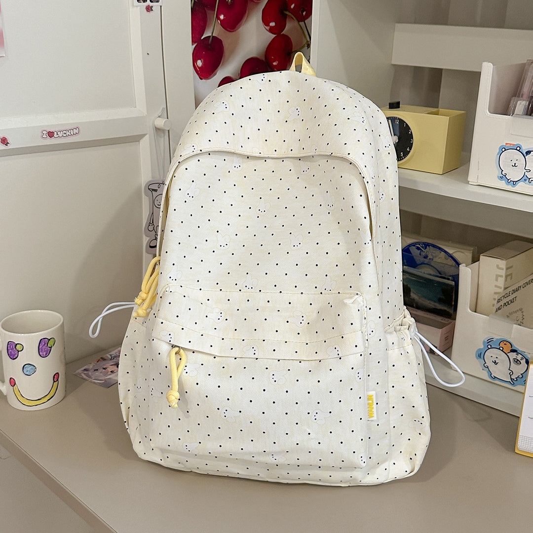 Leichte Polka Dot Freizeit-Rucksack Karnz