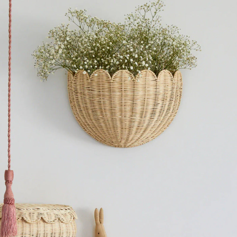 Wandkorb im eleganten Muschel-Design Karnz