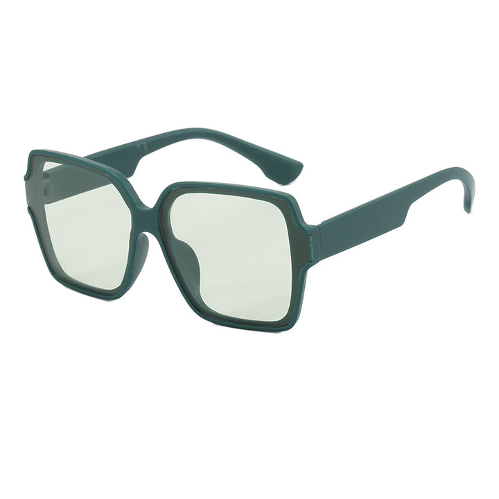 Damen quadratische Sonnenbrille mit einzigartigem, stilvollem Rahmen Karnz