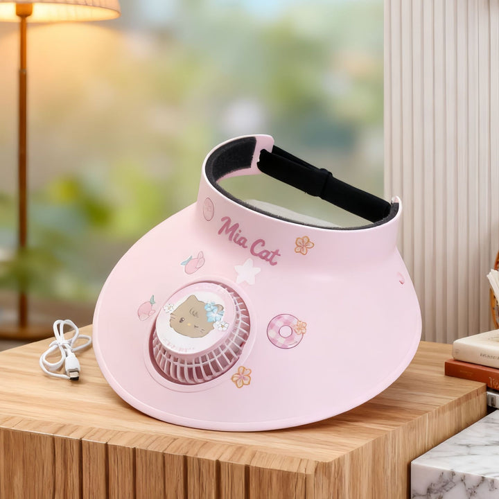 Unisex Kühlendes Handventilator-Hut Karnz