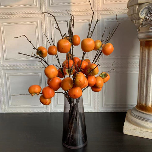 Dekorativer künstlicher Persimmon-Stiel