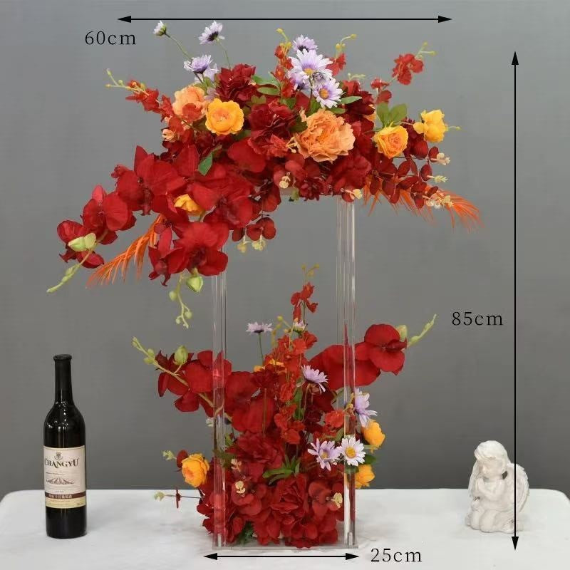 Elegante Blumenzentrale Vase