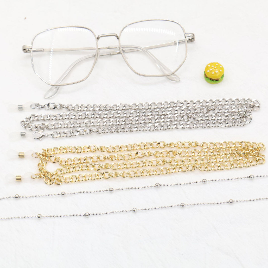 Stylische Metall-Brillen-Kette Karnz