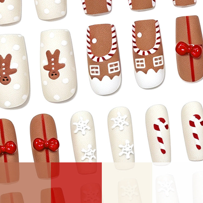 Festliche Lebkuchen Nagelkunst Karnz
