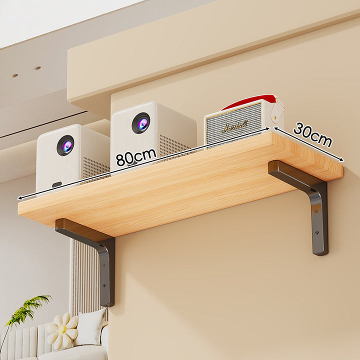 Wandmontierte schwebende Aufbewahrungse shelf mit Marmor-Effekt und Schwerlaststahlhaltern