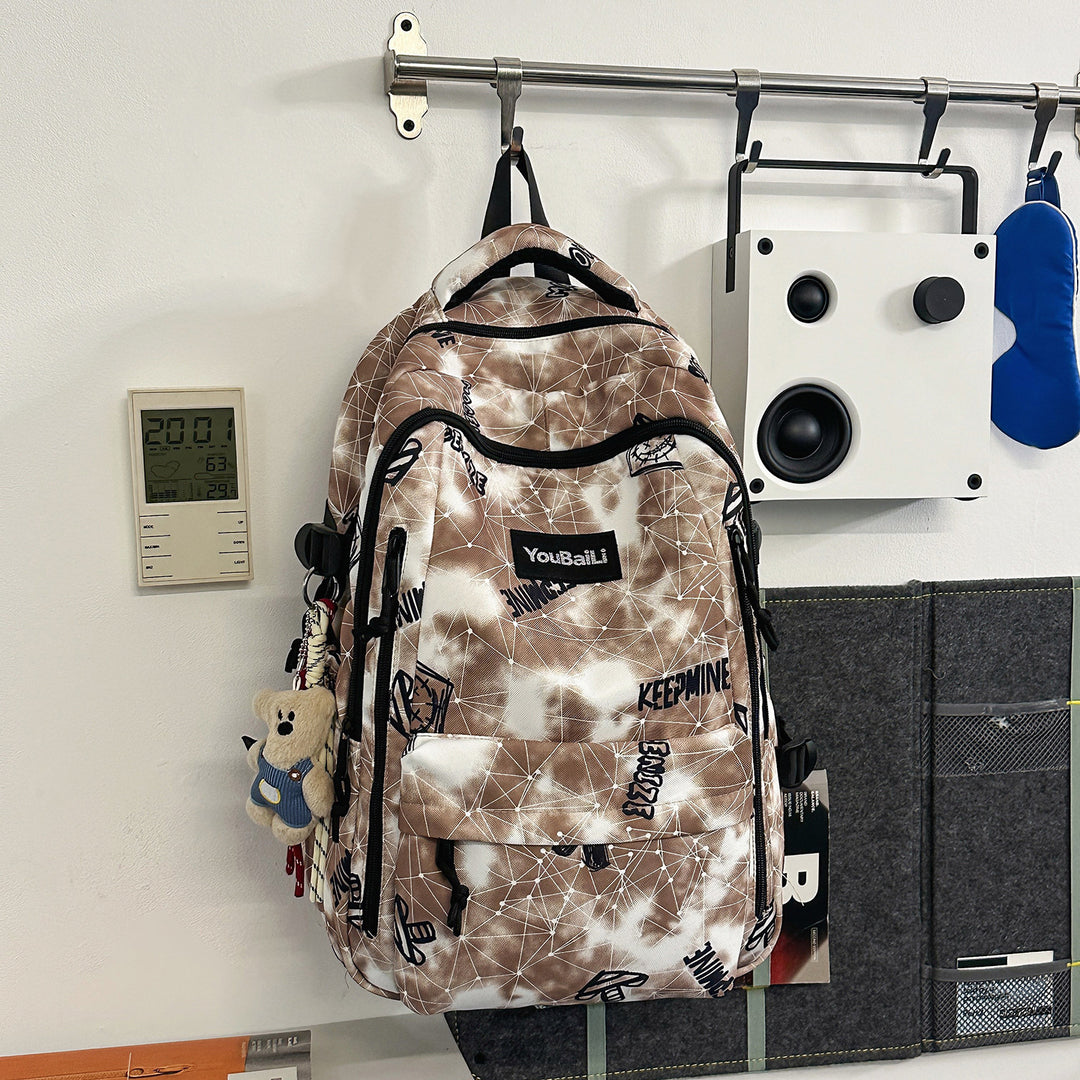 Trendiger Gemusterter Rucksack Karnz