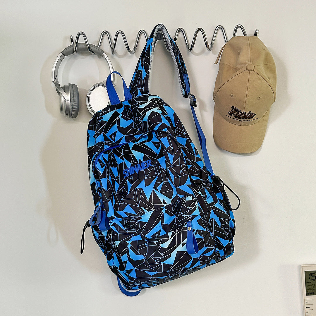 Geometrisches Muster Lässiger Rucksack Karnz