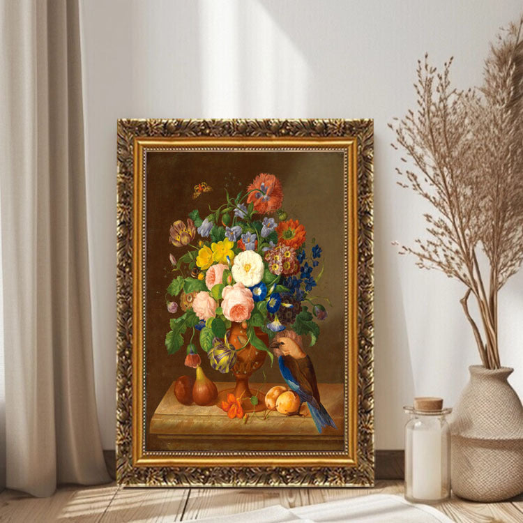 Vintage Blumen Kunstwerk
