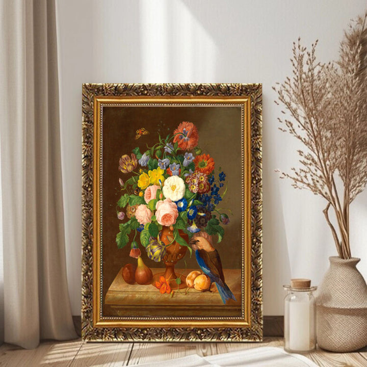 Vintage Blumen Kunstwerk