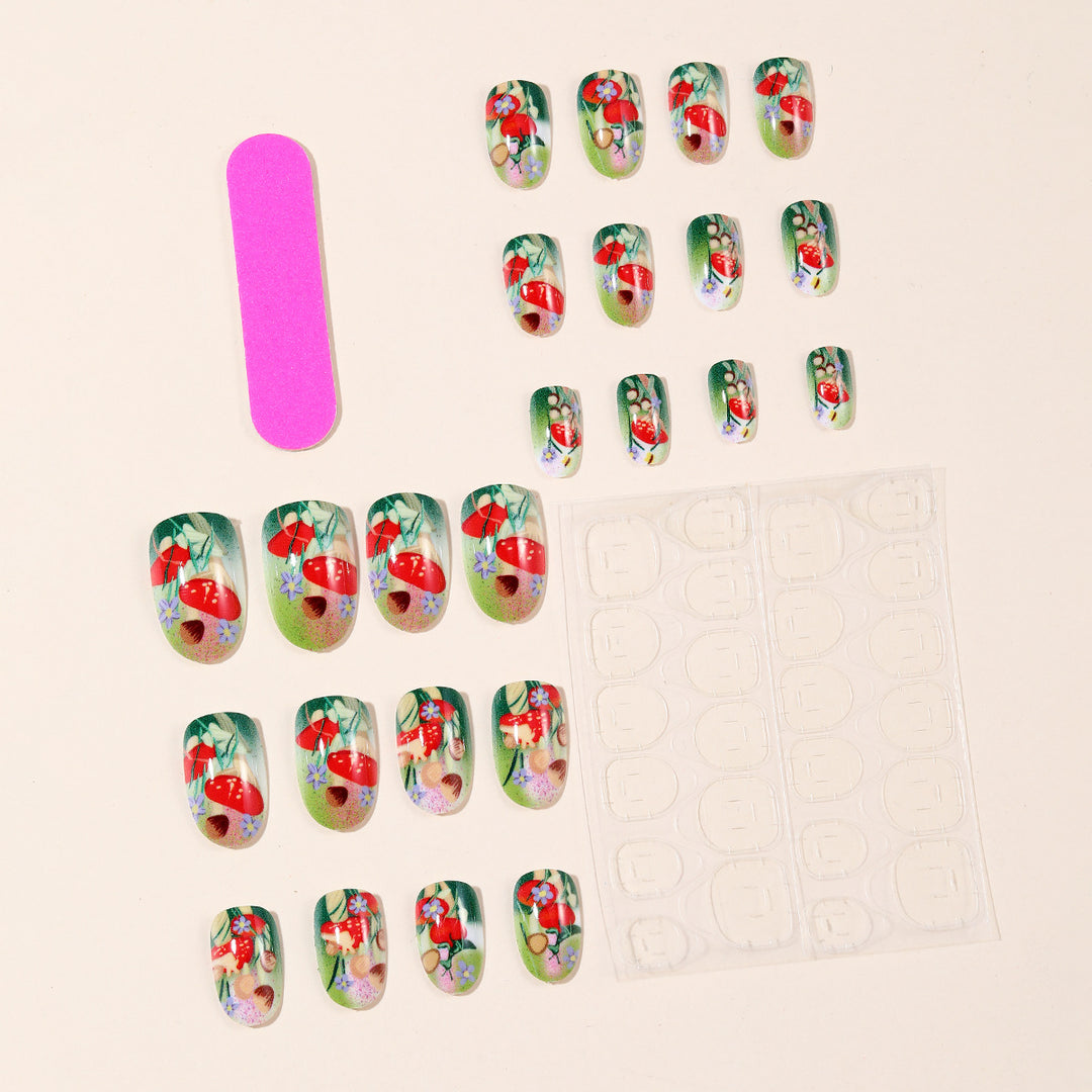 Florale Garten 3D Nail Art Extensions Karnz