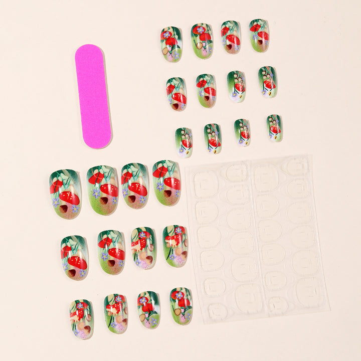 Florale Garten 3D Nail Art Extensions Karnz
