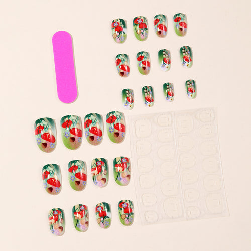 Florale Garten 3D Nail Art Extensions Karnz