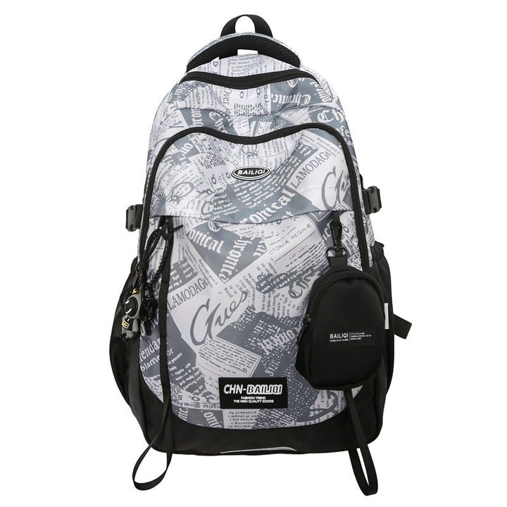 Grafikdesign Multi-Pocket Rucksack Karnz