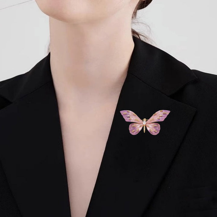 Elegante Schmetterlingsbrosche Karnz
