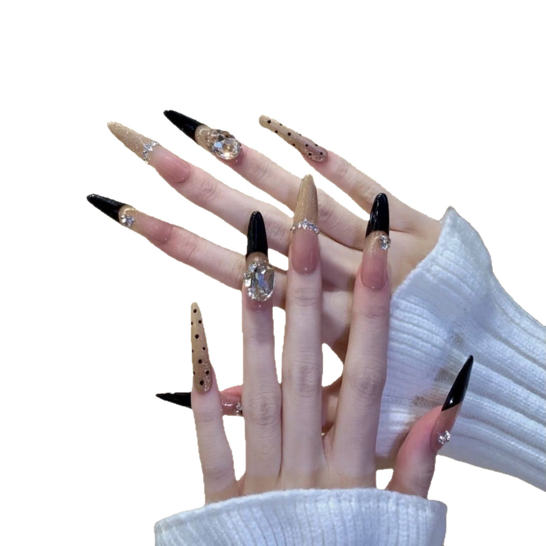 Glamouröse Stiletto Press-On Nägel Set