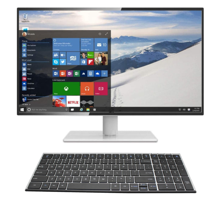 Ultraleichte Kabellose Tastatur mit Langer Akku-Laufzeit Karnz