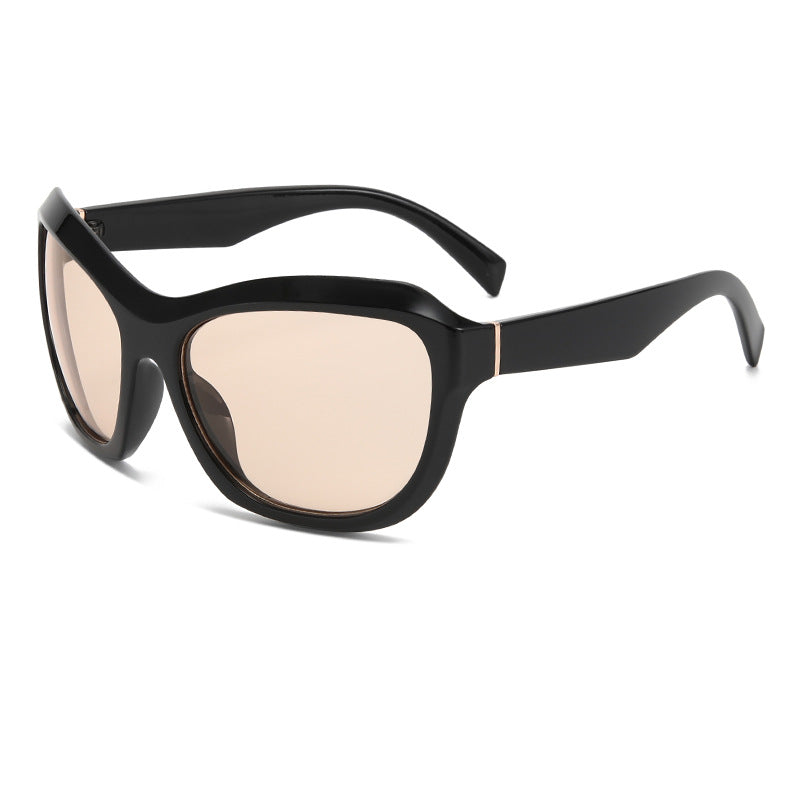 Damen Sonnenbrille mit eleganten größeren Gläsern Karnz