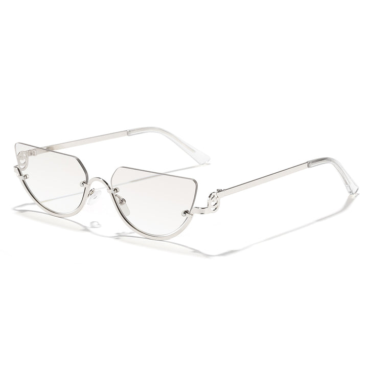 Damen Design-Sonnenbrille mit innovativem Cat-Eye-Rahmen Karnz