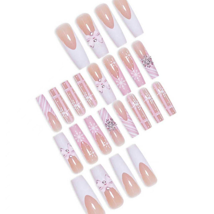 Glamouröses Holiday Press-On Nail Set Karnz