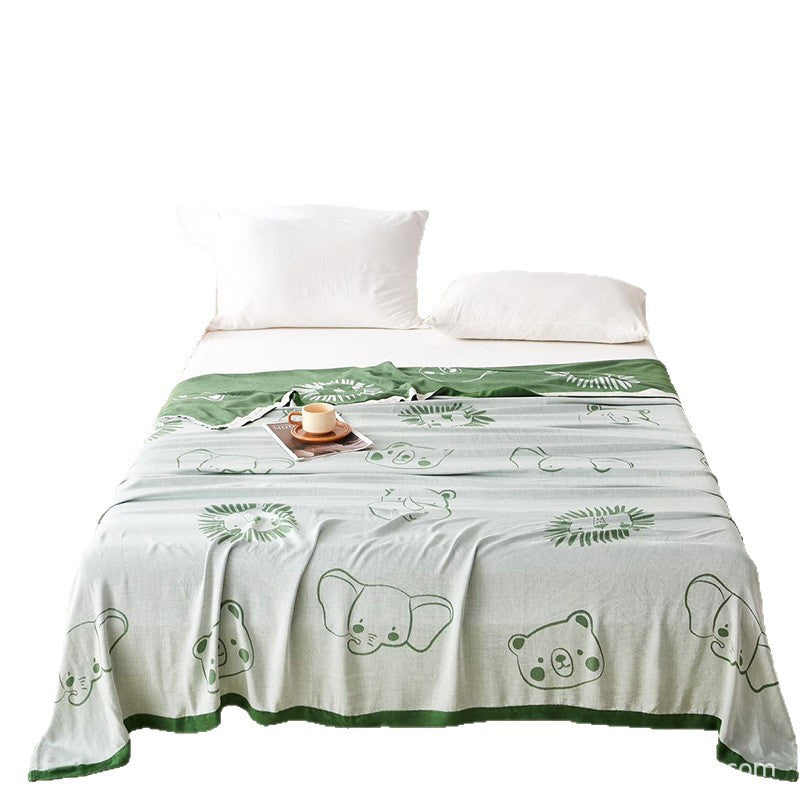 Damen Tagesdecke mit niedlichem Giraffenmotiv Karnz
