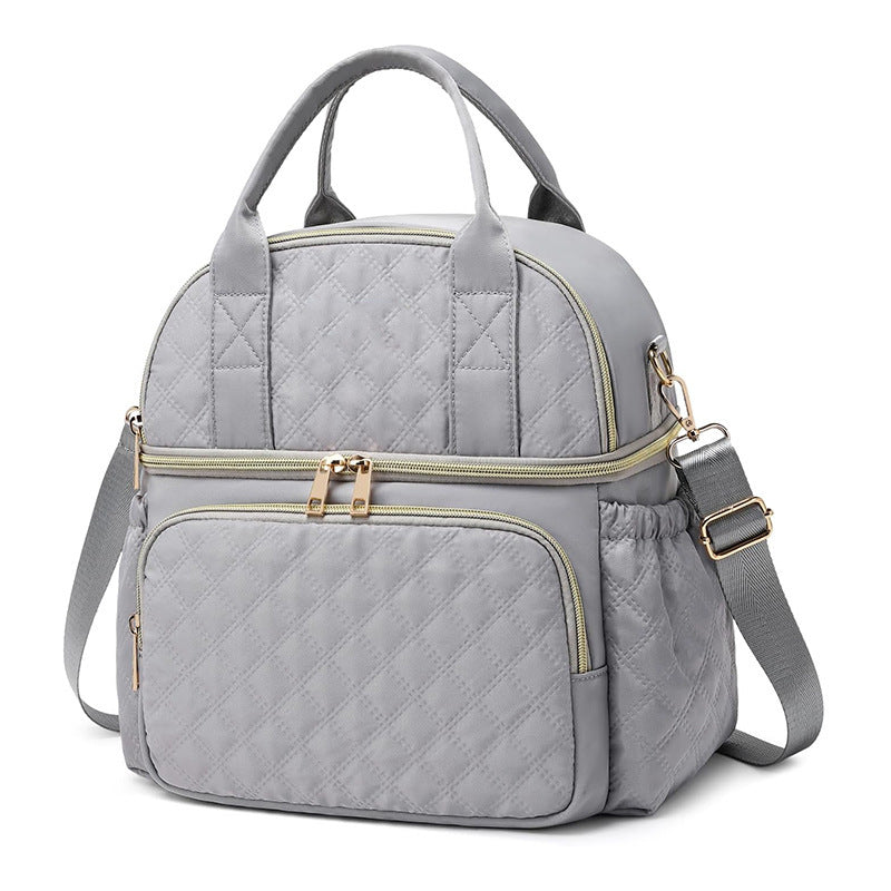 Elegante und Geräumige Quilted Umhängetasche Karnz