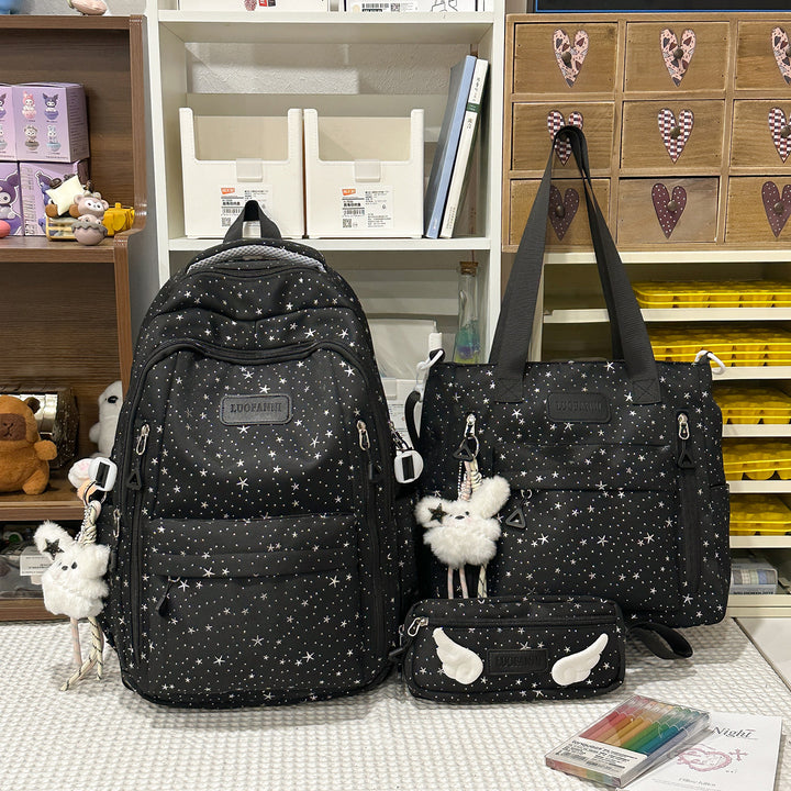 Stern-gedruckter Multi-Taschen Rucksack Karnz