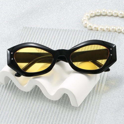 Damen Cat-Eye Sonnenbrille mit modernem Design und breitem Rahmen Karnz