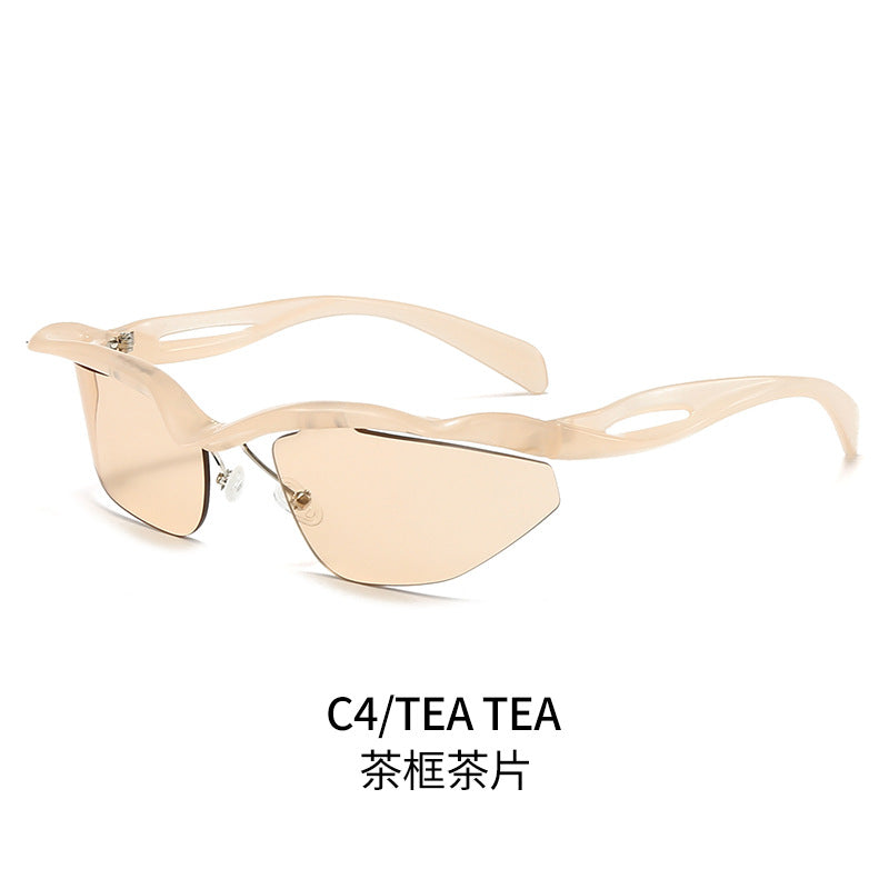 Damen Sportliche Sonnenbrille mit aerodynamischem Rahmen Karnz 1780028486