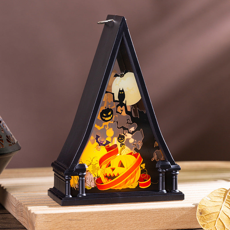 Gruselige Halloween-Dekolampe