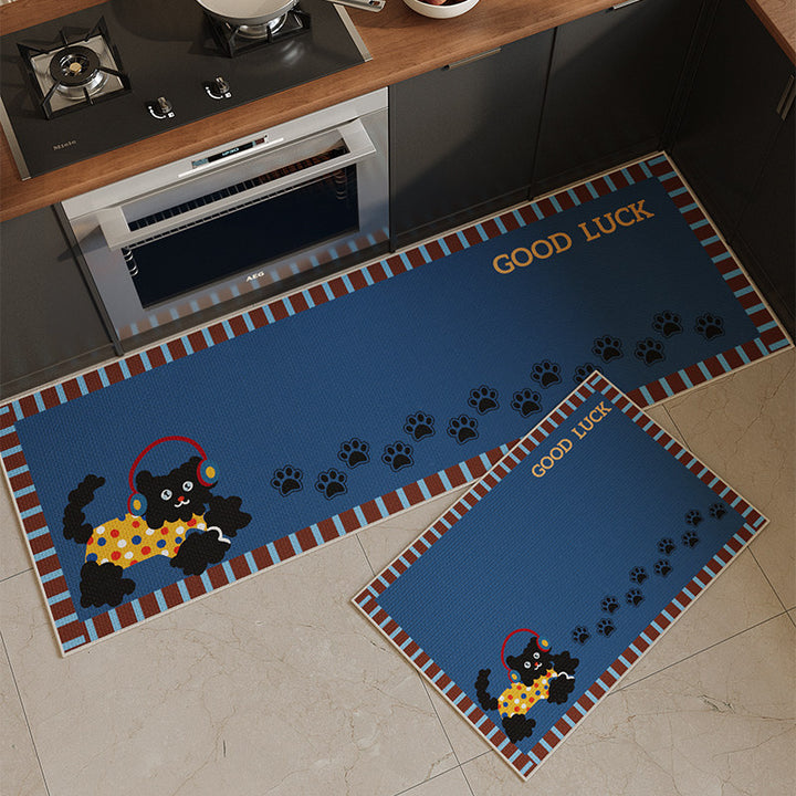 Dekorativer Küchen-Komfort-Läufermatte