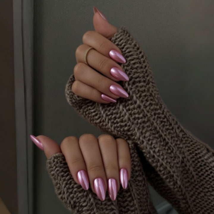 Elegante Stiletto Press-On Nägel Set Karnz