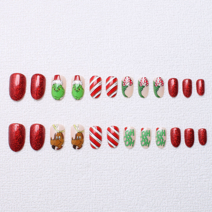 Urlaubs-Themen Press-On Nagelkunst Karnz