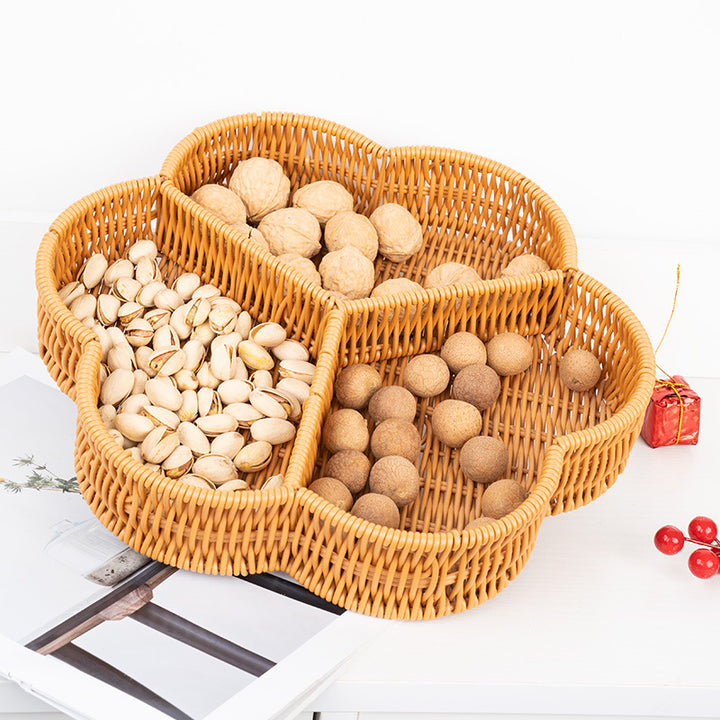 Dekoratives Korb Snack Tablett Karnz