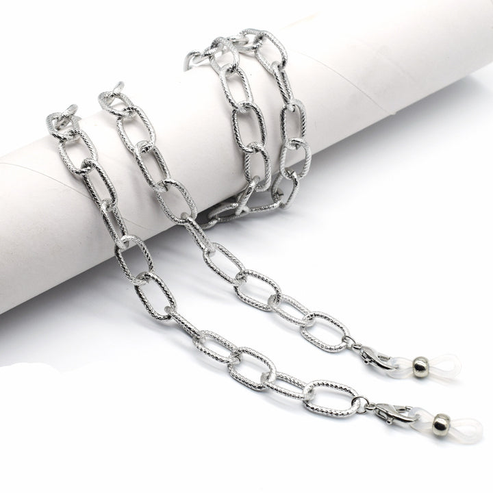 Stylische Metallkette Brillenhalter Karnz