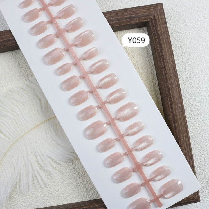 Schimmerndes Glossy Press-On Nagelset