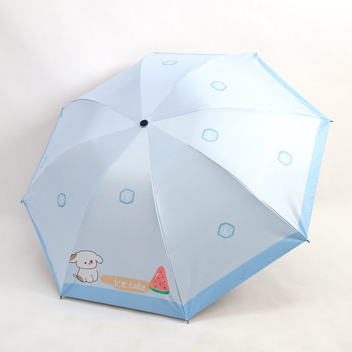 Damen Faltbarer Regenschirm mit niedlichem Motiv Karnz