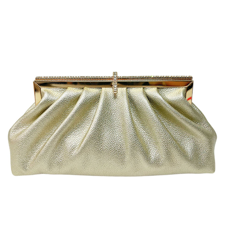 Faltete Texturierte Abend Clutch