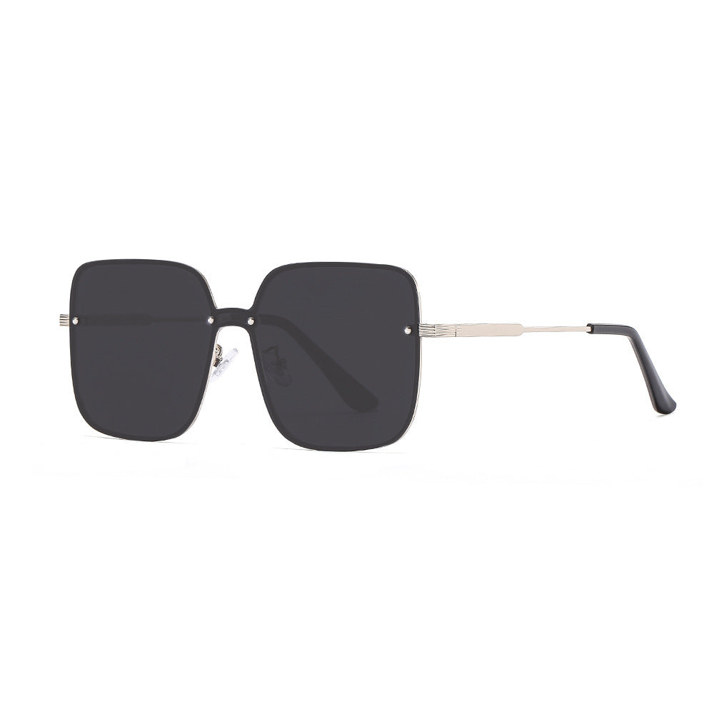 Damen Sonnenbrille im exzentrischen quadratischen Design mit hochwertigem Metallrahmen Karnz