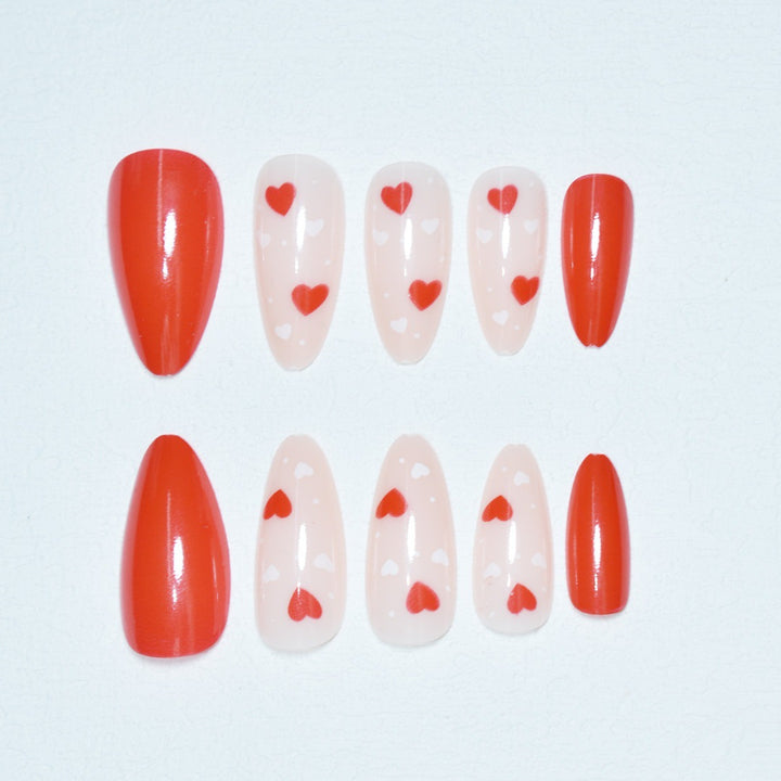Herz-Themen-Nagelkunst Karnz