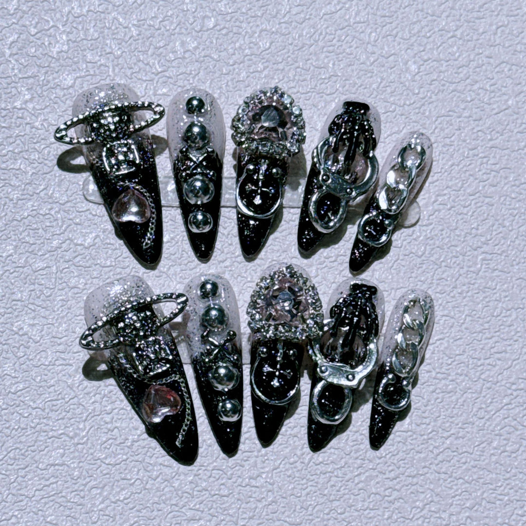 Glamouröse Nagelkunst Verlängerungen