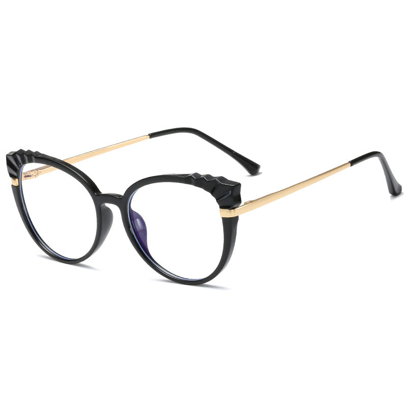 Damen modische Brille im eleganten Cat-Eye-Stil Karnz