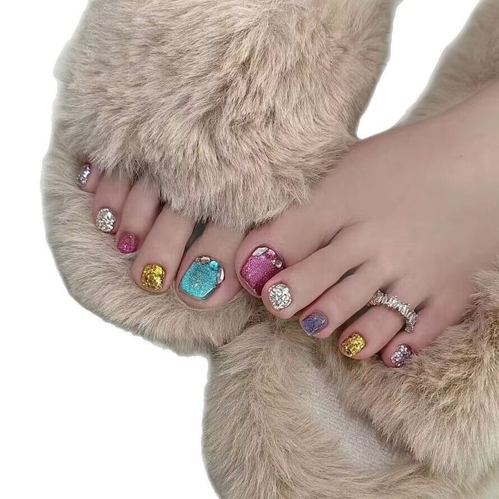Plüsch Kunstfell Rutsch-Slipper Karnz 1787316146