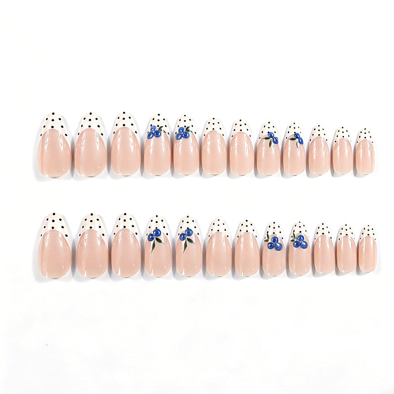 Künstlerische Blumen Design Nagelverstärkung Karnz